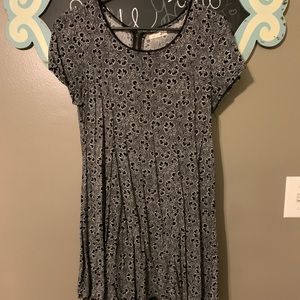 silence + noise Dresses - Mini black dress with flower detail silence + noise Dresses - Mini black dress with flower detail